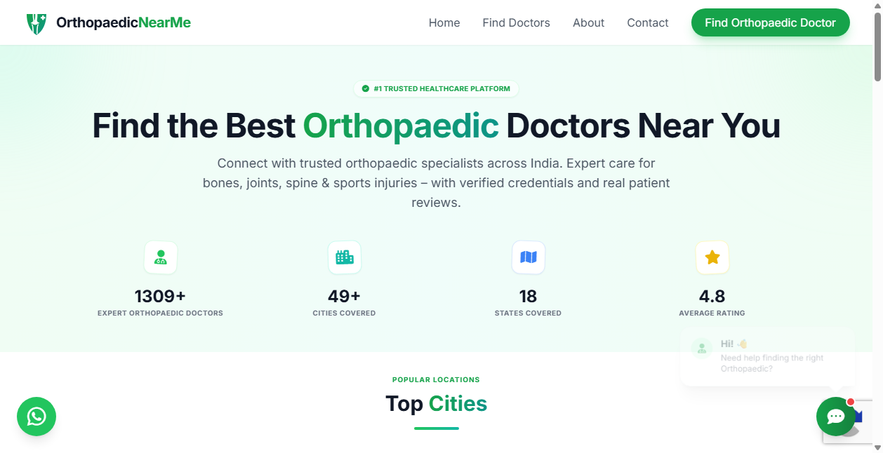 Orthopaedic Doctor Near Me